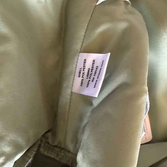 AZAZIE JENNA A LINE PLEATED STRETCH SATIN DRESS A4 BRAND NEW - Picture 13 of 14